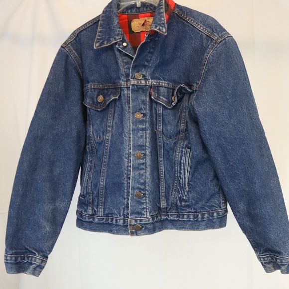 Levi's Other - Levis Men's 42 Trucker Jean Jacket Buffalo Plaid